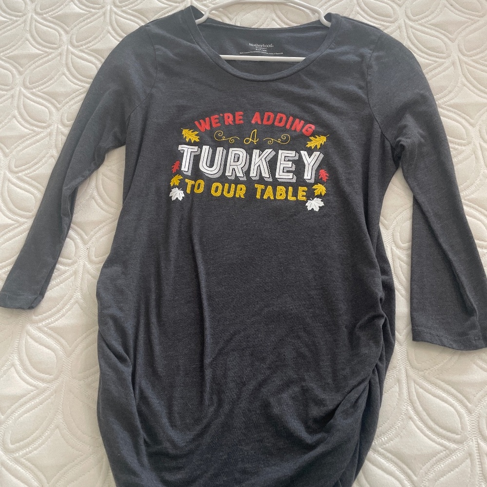 Thanksgiving maternity top